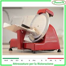 Affettatrice Elettrica RGV Special Edition Rossa 25 lama da 250 acciaio per casa