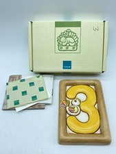 Thun -  numero civico  ceramica - n°3.  Nuovo con scatola.