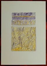 RICCARDO LICATA litografia del 1980  ''SENZA TITOLO'' (4/1)