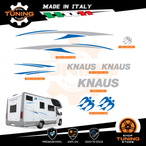 Kit adesivi camper knaus - camper,