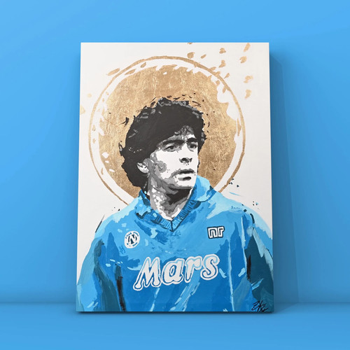 Maradona d10s napoli poster - d10s,