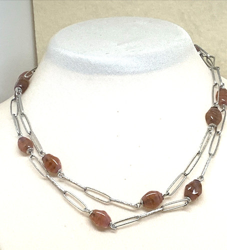 Collana anni argento 800 - collana,