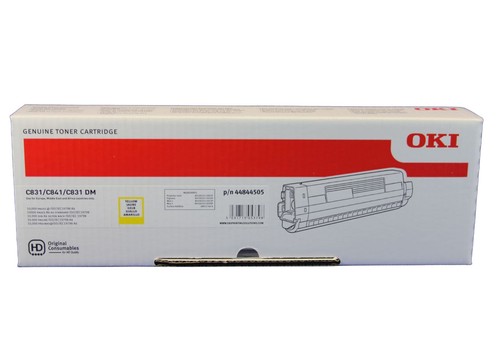 Oki 44844505 toner giallo b - 44844505,