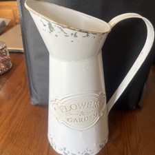 Rustic Shabby Chic Vase /Metal