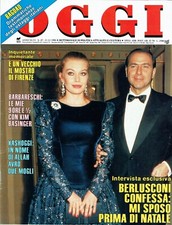 OGGI 1990/47=SILVIO BERLUSCONI=MOSTRO DI FIRENZE=PESCASSEROLI=CLAUDIO BAGLIONI==