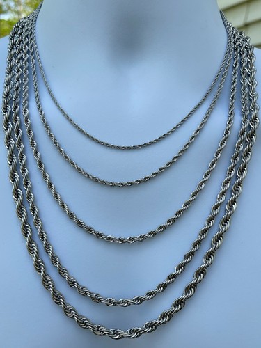 Collana uomo catena corda - catena,