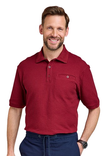 Polo uomo seersucker - uomo, seersucker,