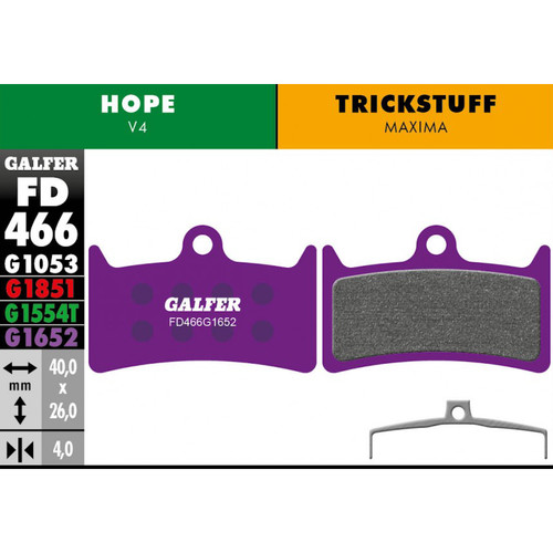 Pastiglie freno galfer hope - pastiglie,