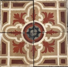 Cementine vecchie ORIGINALI siciliane pavimento di recupero 25