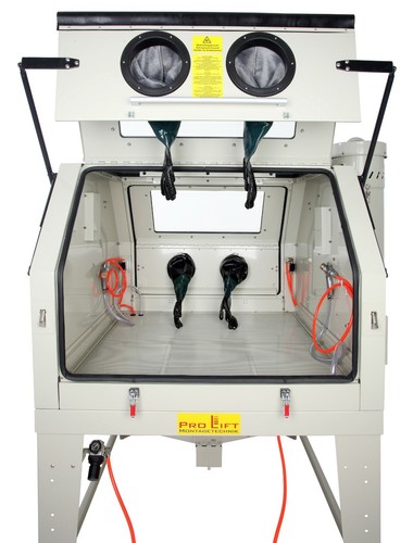 Cabina sabbiatrice 1200l - cabina,
