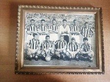 QUADRETTO FOTO JUVENTUS ANNI 50 CORNICE EPOCA 