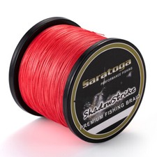 8 Fili Rosso PE Power Top Dynema Treccia Lenza da Pesca 100M/300M/500M/1000M/2000M