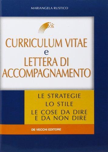 Curriculum vitae lettera di - e,