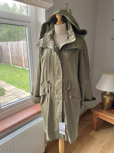 Cappotto trench parka con