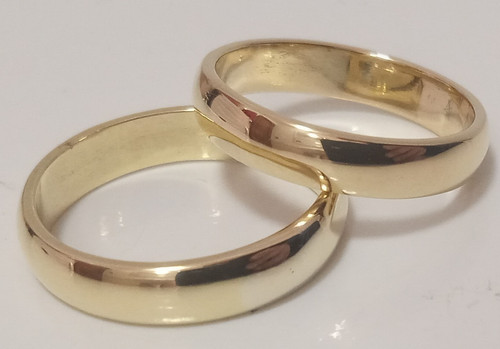 Coppia fedi matrimonio 4mm - fedi,