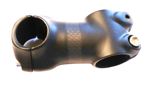 Attacco manubrio carbonio look - carbonio,