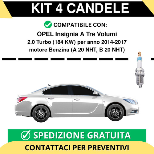Kit candele per - per, opel