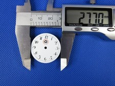 QUADRANTE MM 27,70 EXCELSIOR ROSKOPF PORCELLANA PER RICAMBI OROLOGIO TASCA POLSO