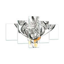 Quadro su Vetro 125x70cm Caro