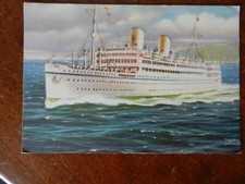 20125) LLOYD TRIESTINO NAVE PIROSCAFO DUILIO / GIULIO CESARE