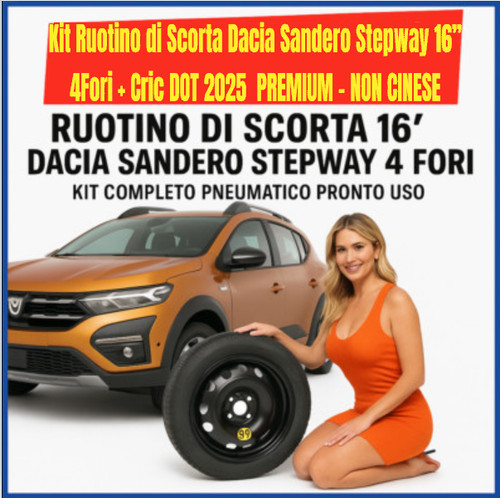 Kit ruotino dacia sandero - dacia,