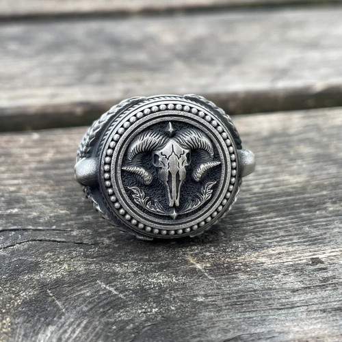 Anello ariete zodiaco sigillo - anello,