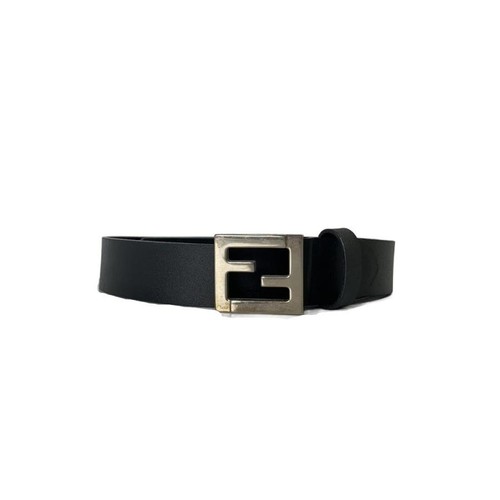 Cintura fendi pelle - pelle, nera