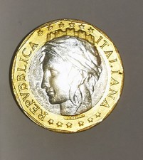 Moneta mille 1000 lire 1997 - moneta, da