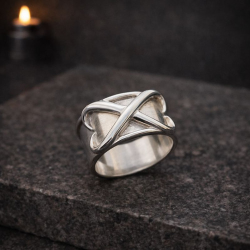 Anello argento sterling - in,