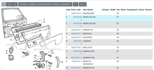 60529343 profilato gomma - profilato,