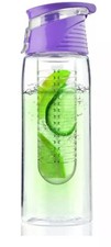 Bottiglia d'acqua A-n-art Flavour2Go viola 