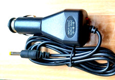 CARICABATTERIA da AUTO 12V DC ALIMENTATORE Lettore DVD Portatile Audio Video Pc