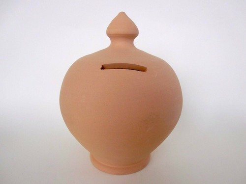 Salvadanaio terracotta 24cm - salvadanaio,