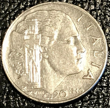 HIGH GRADE AU/UNC 1940 R ITALY