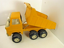 Camion giocattolo Rico Sanson metallo giallo cassone ribaltabile 6 ruote Spagna