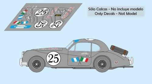 Decals jaguar xk120 carrera - jaguar,