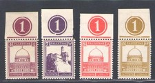 1927/45 Palestina, Stanley Gibbons n. 92-95-96-98 - MNH**
