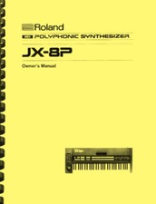 Roland JX-8P JX8P Sintetizzatore Tastiera MANUALE DEL PROPRIETARIO