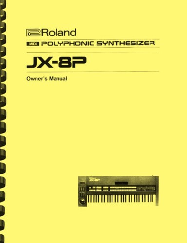 Roland jx8p - roland, jx-8p