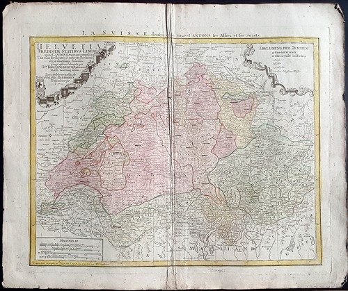 Stampa antica mappa 1781 - stampa,