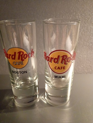 Hard rock cafe shot glasses - cafe,