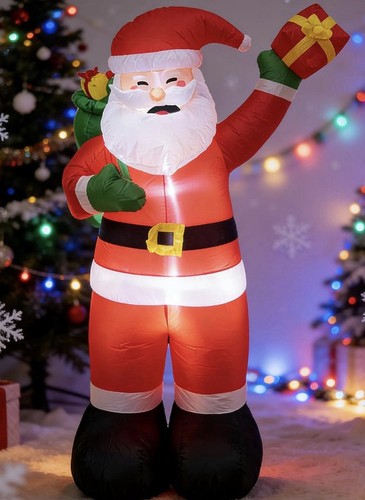 Babbo natale gonfiabile - babbo,