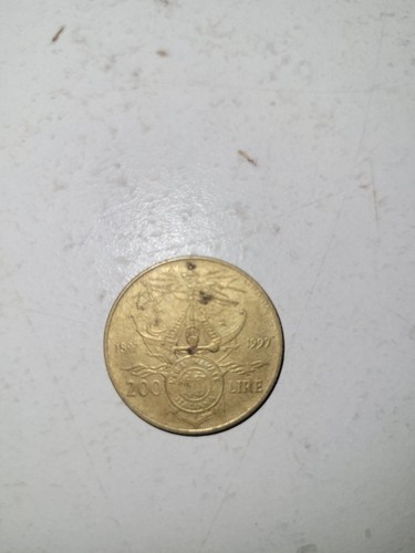 Moneta rara 200 lire - rara, dei