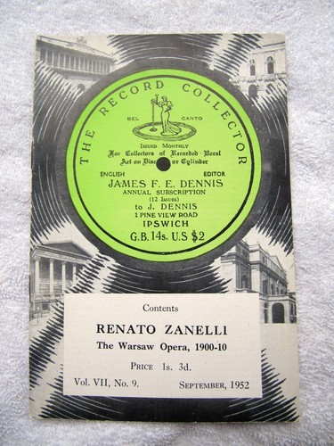 Record collector magazine - collector, 1952