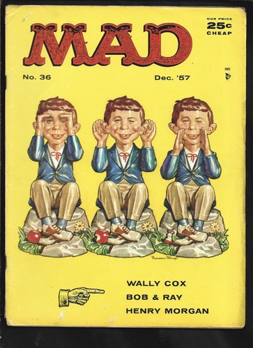 Mad magazine 1957 ec - #36,