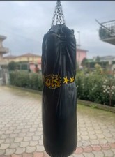 sacco da boxe usato nero 80 kg