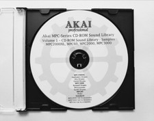 Akai MPC2000XL MPC60 MPC2000 MPC3000 CD-ROM libreria audio volume 1 campioni batteria