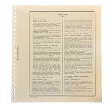 Fogli Album Marini King Vaticano 1997 singoli