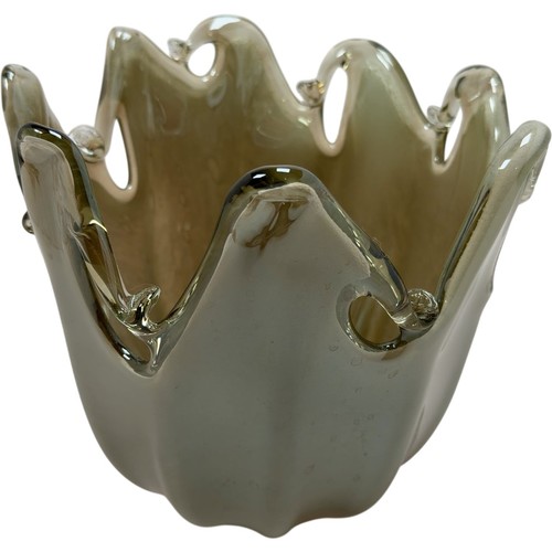 Vaso vetro murano fatto - vaso,
