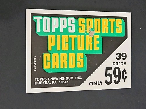 Topps baseball rack pack - topps, 1978